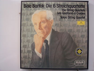 BELA BARTOK Die 6 Streichquartette 3LP BOX SET Imp W. GERMANY DG 2562 238 Stereo