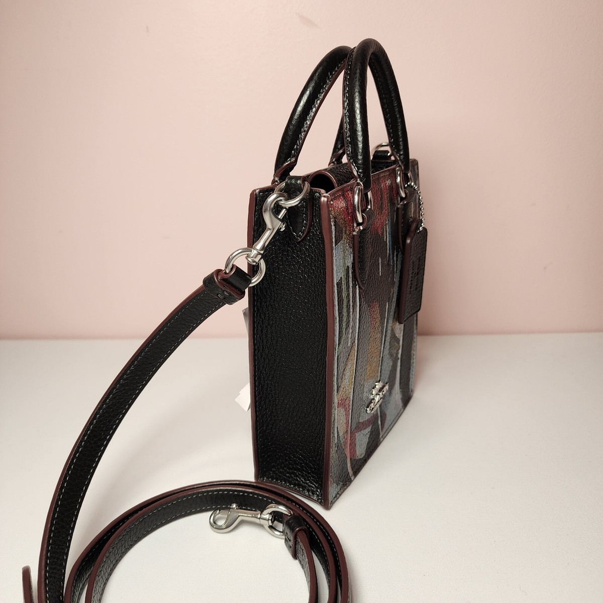 NWT CM213 Coach X Mint + Serf North South Mini Tote | eBay