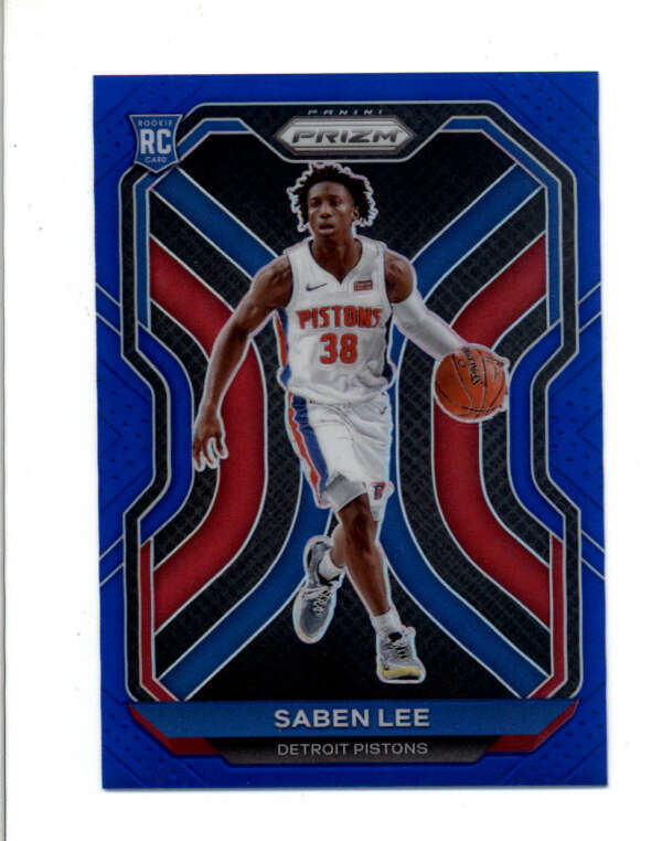 SABEN LEE 2020/21 PANINI PRIZM #261 BLUE PRIZMS ROOKIE CARD RC #132/199 BC8360