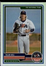 2023 Panini USA Baseball Stars & Stripes #2 Talan Bell Silver