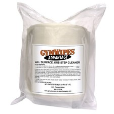 GymWipes Advantage Wipes, 900 Count Refill, 8" x 6"   Biodegradable Wipes