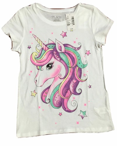 Assorted designer brands Girl's Unicorn T-Shirts; Sizes: 4 thru 12 - Picture 7 of 15