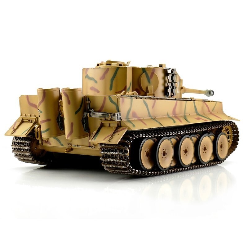 1:16 Torro WSN German Tiger I RC Tank Infrared 2.4GHz Camo Play