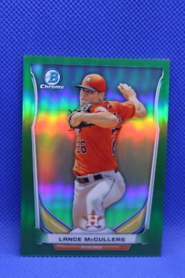 2014 Bowman Draft Chrome Green Refractor /150 Lance McCullers Jr SP Astros