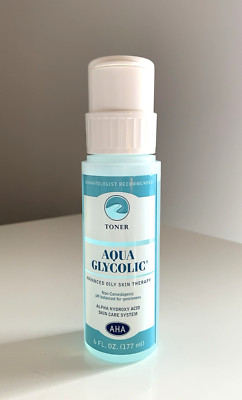 AG Aqua Glycolic Facial Toner Alpha Hydroxy SkinCare 6 oz New!