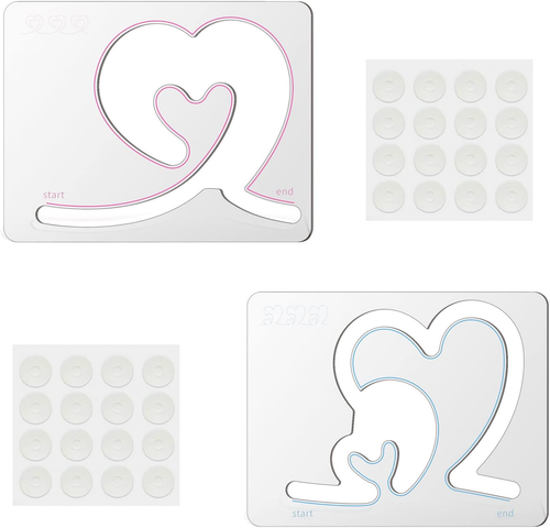 Quilting Righelli e Modelli Quilting Modelli per Macchine Quilting Cuore Sha - Foto 2 di 12