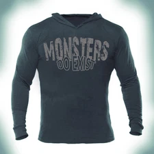 Iron Gods Monsters Do Exist Hoodie Gym Tyrus Shirt Pullover Workout Pump Cover