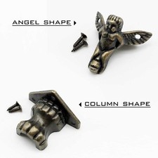 4pcs Jewelry Chest Music Box Wood Case Decor Feet Leg Corner Protector Standoff