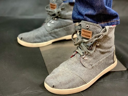 Toms High Top Men's 10.5, Gray | eBay