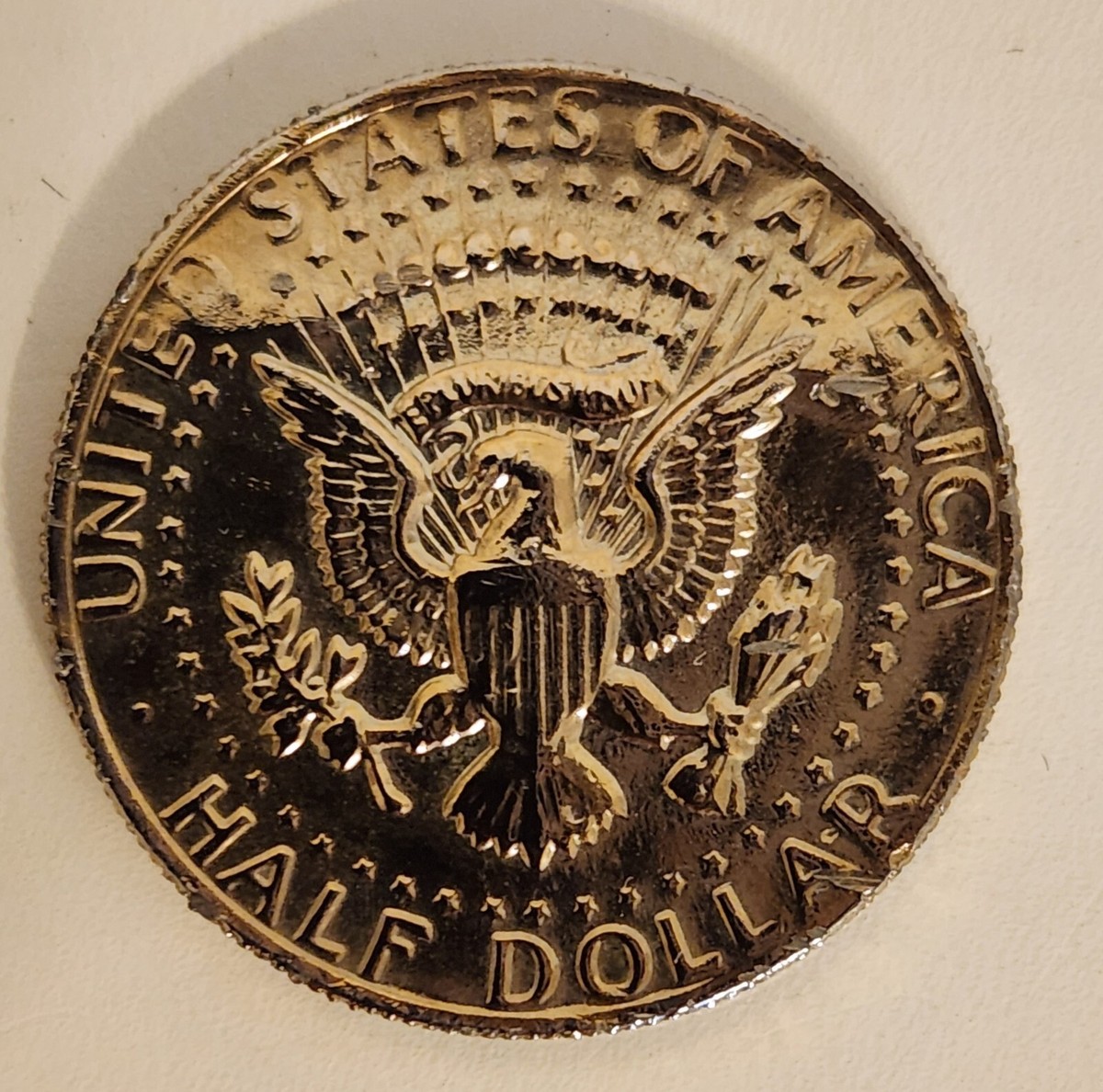 1983 P Gold Plated Kennedy Half Dollar Stamped 1960 - 1980