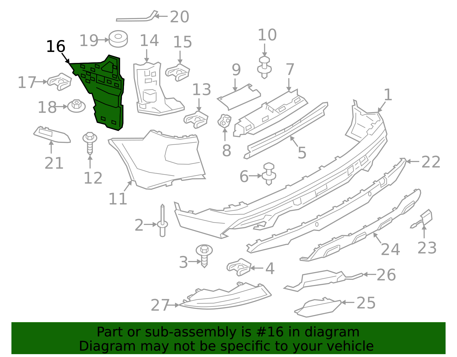 Genuine OEM Bumper Cover Bracket for BMW 51127420654 for sale  