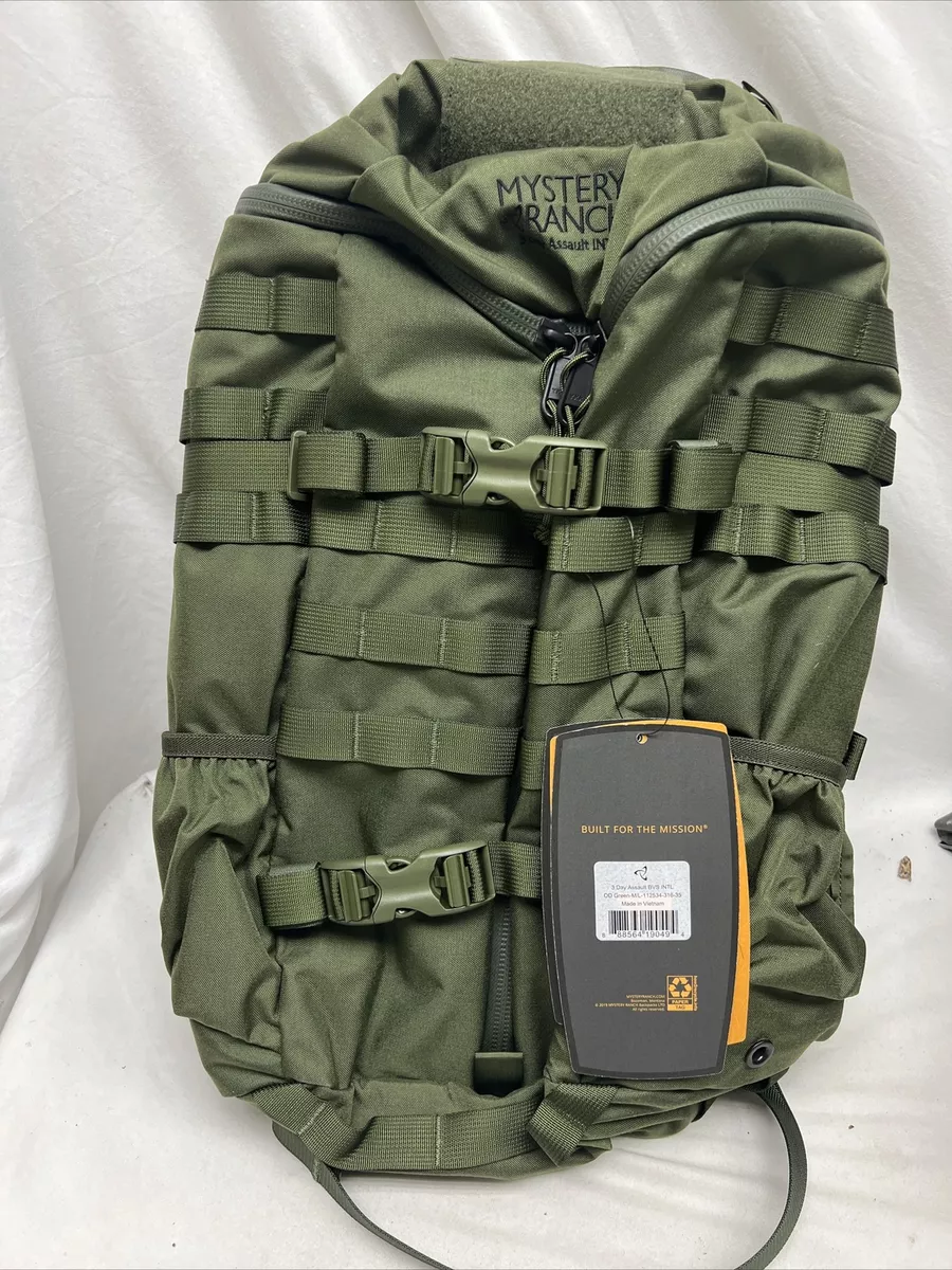 Mystery Ranch 3DAP 3 Day Assault Pack BVS INTL Olive Drab OD Green Ruck  Hiking