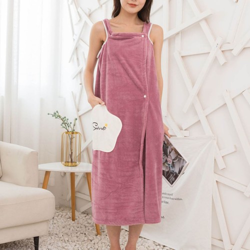 Womens Large Bath Towels Skirt Wearable Wrap Towel Dress Microfiber Shower Skirt - Bild 12 von 24