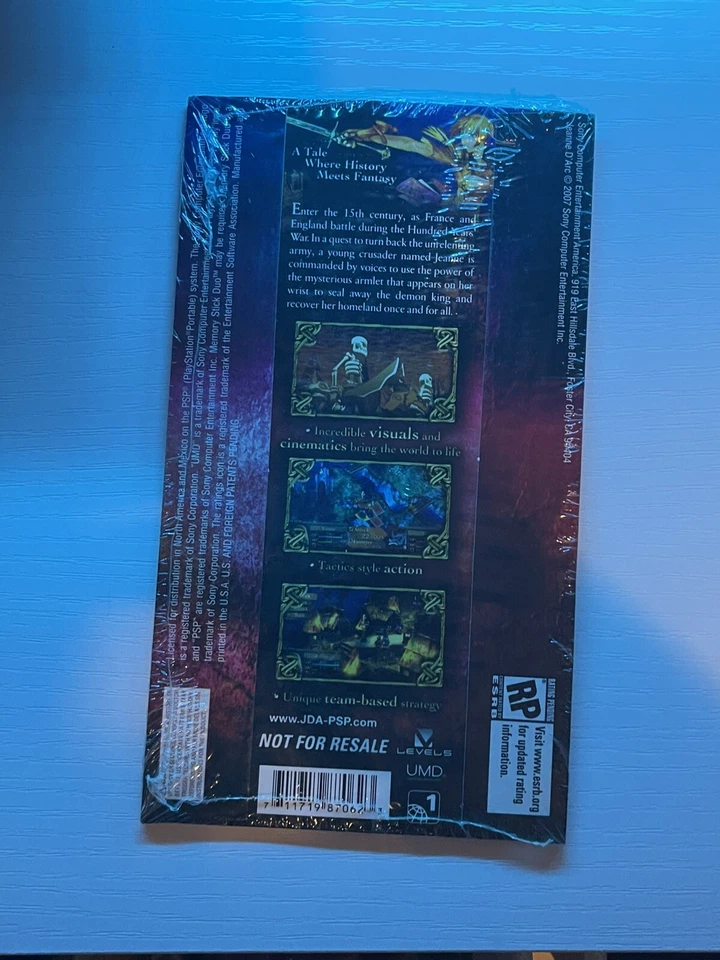 Jeanne d'Arc (Sony PSP, 2007) RARE Demo Disc- SRPG- Brand New Sealed - Image 2 of 2