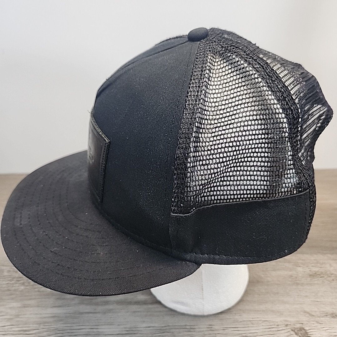 Black Nike Patch Trucker Hat Adjustable - image 2