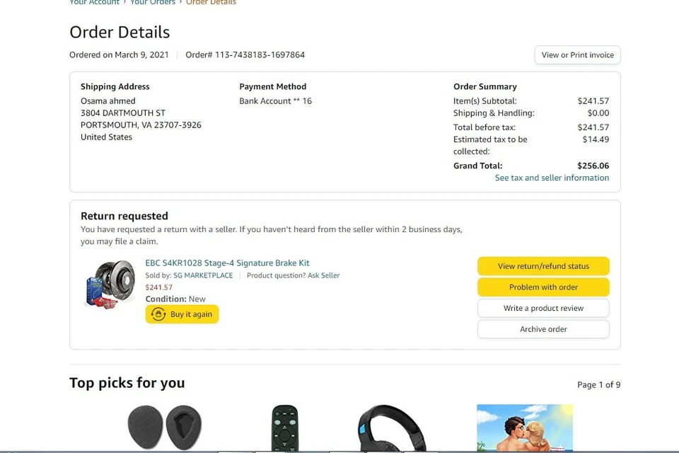 Kit de frenos de disco-S4 kits Redstuff y rotor trasero USR se adapta a HYUNDAI GENESIS 2012 Foto 4 de 4