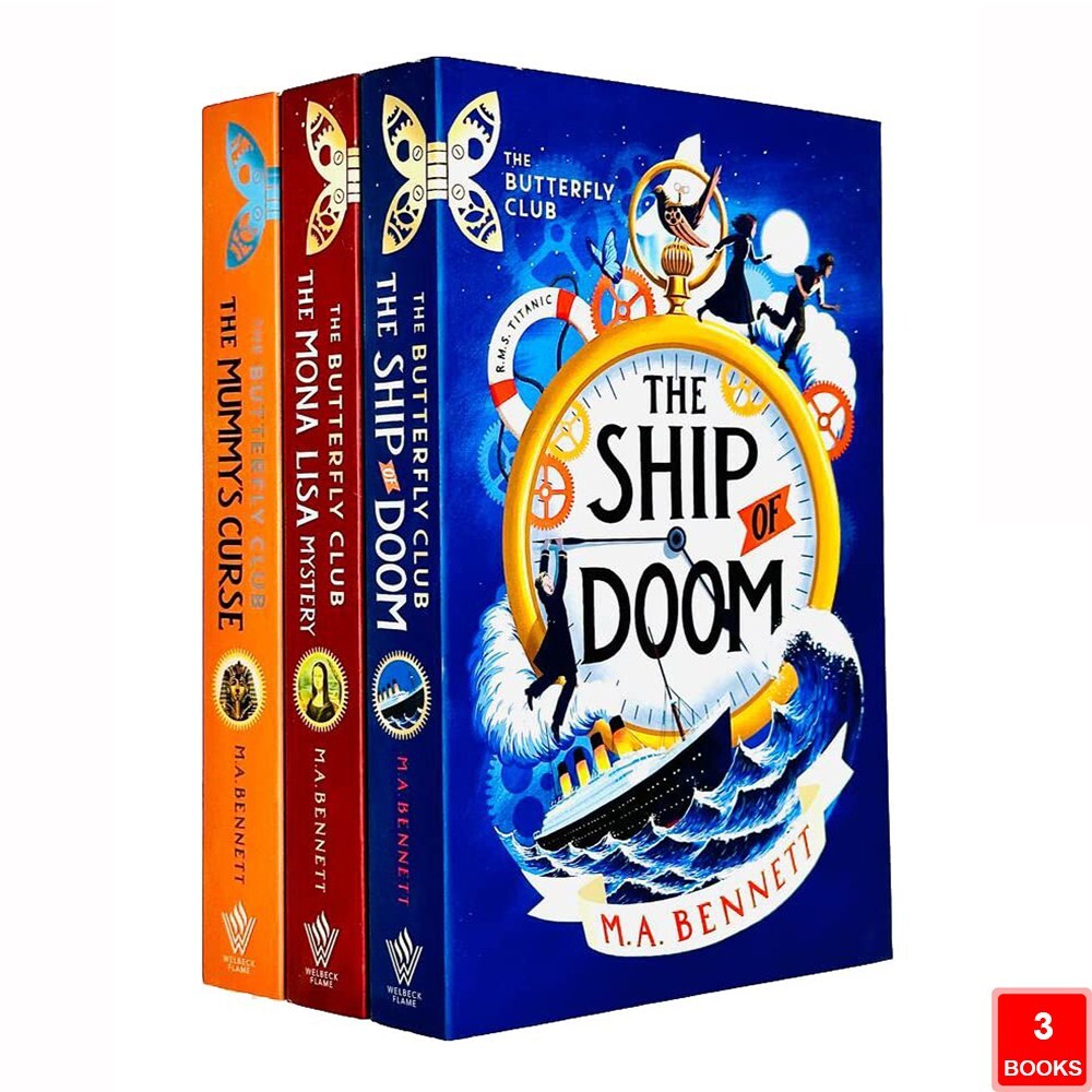 M.A. Bennett Collection 3 Books Set Ship of Doom,Mummys Curse,Mona Lisa Mystery