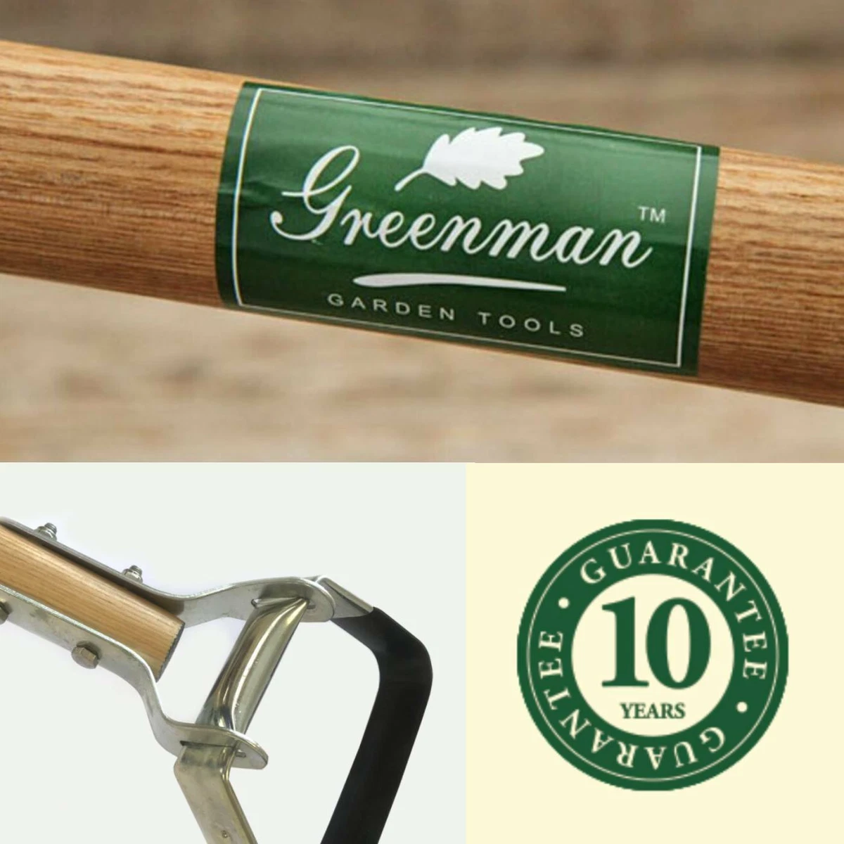 Wiggle Oscillating Hoe Action Hula Stirrup Garden Greenman Garden Tools