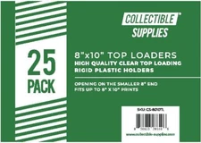 Collectible Supplies 8"x 10" Toploaders