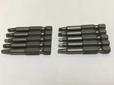 Lot of (10) IVY Classic Impact Plus #2 Square Power Bit 2" Length