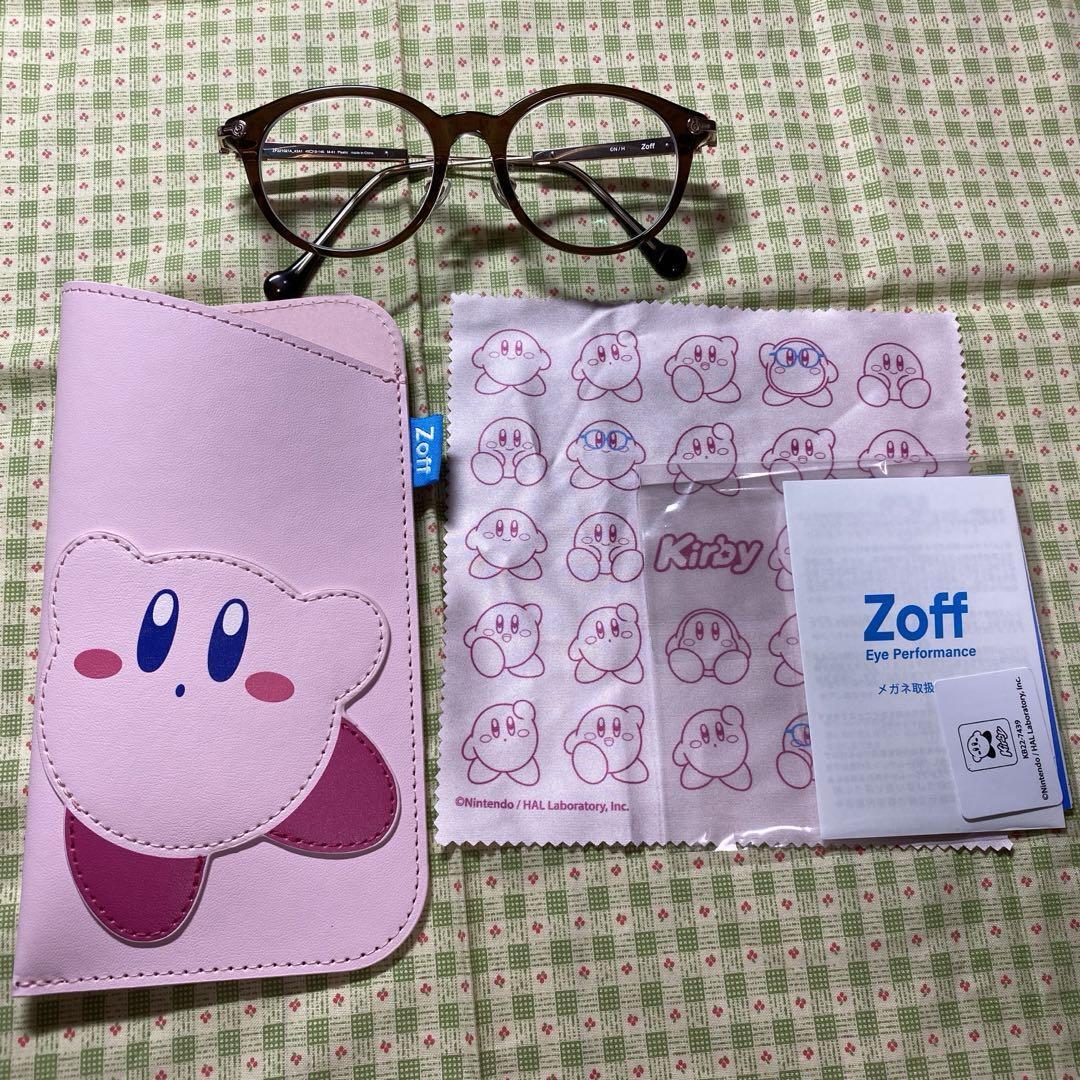 Zoff Kirby'S Dream Land Collaboration Glasses JPN Anime Collaboration