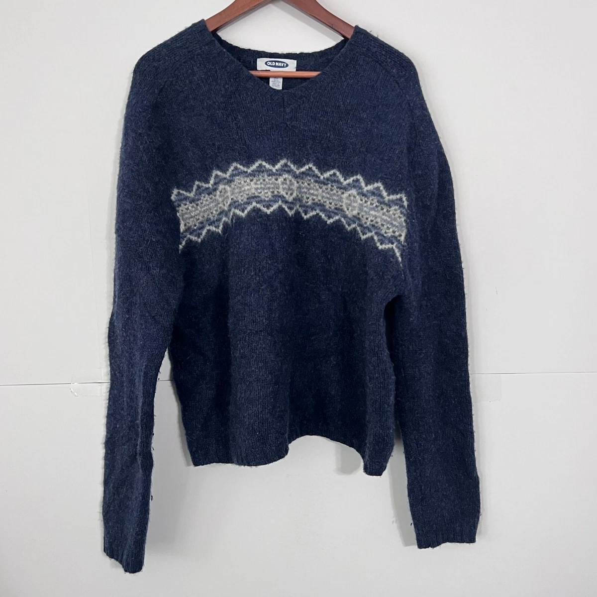 Vintage navy sweater sales