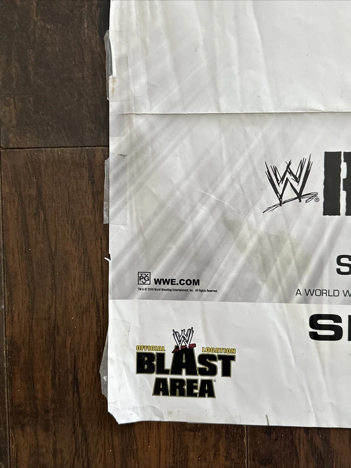 WWE 2010 Royal Rumble ПРИБЛ 26 «x 39» промо сложенный плакат см панк, CENA, CODY - Изображение 2 из 4