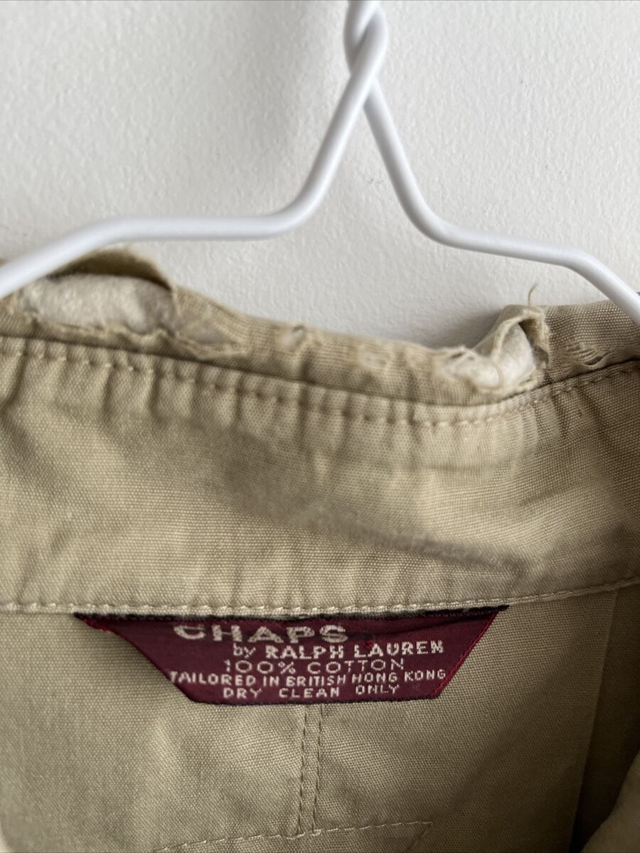 Chaps by Ralph Lauren Safari Jacket Mens Large 42 Tailored Chaps by Ralph Lauren Safari Jacket Mens Large 42 Tailored