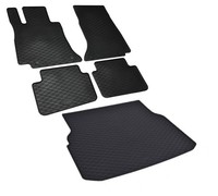 Teppiche Auto Und Kofferraum Gummi Auf Messen FüR Classe C Sw S206 (Kein Plugin)