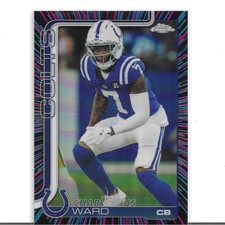 2025 Topps Chrome NFL - Charvarius Ward #129 Neon Pulse SP - Colts