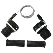 3x7 Speed Bike Shifter Set, 21 Speed Twist Grip Gear 3X7 Speed Bike Shifter