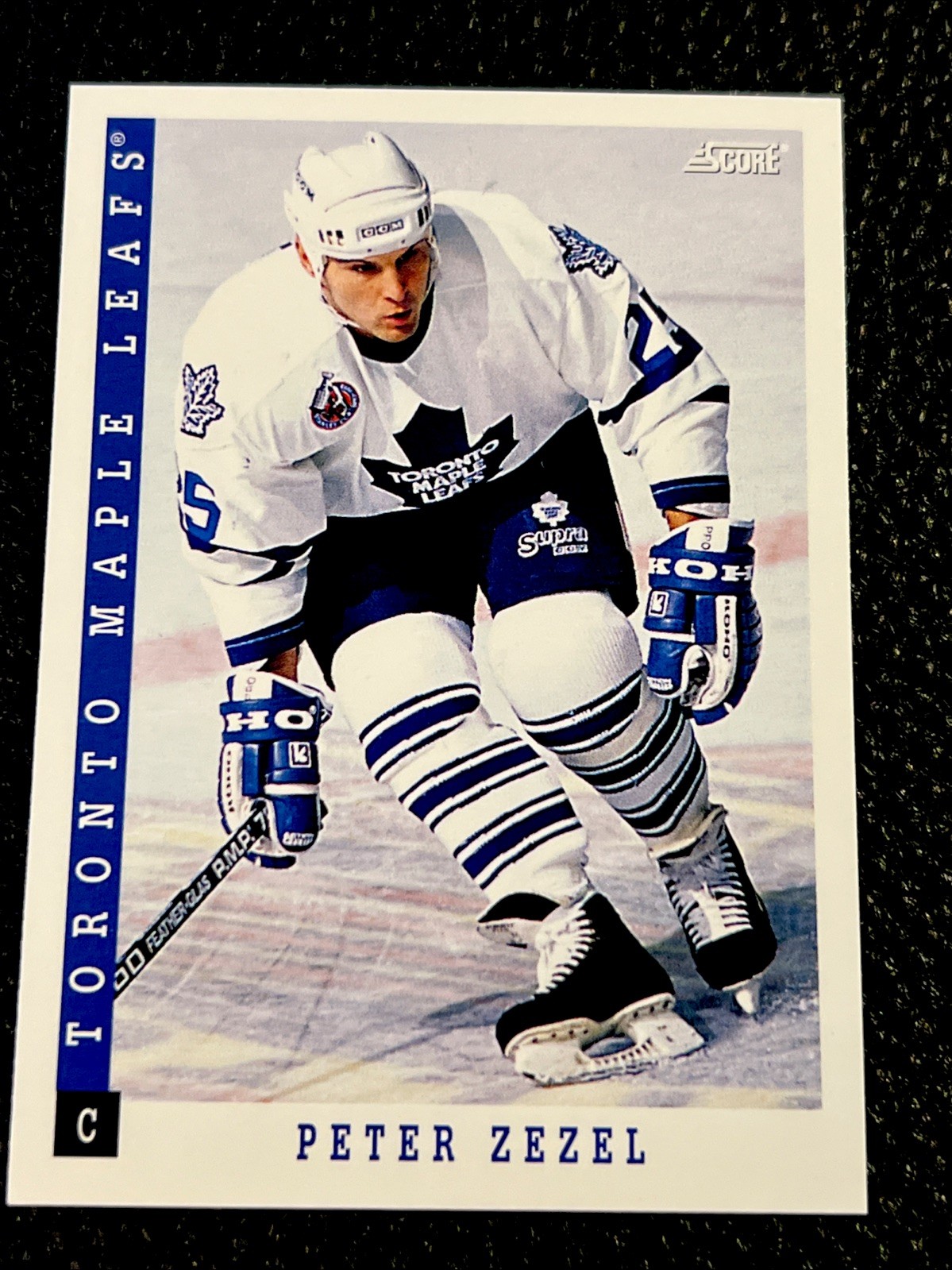 1993-94 Score CANADIAN Hockey #31 Peter Zezel - Maple Leafs