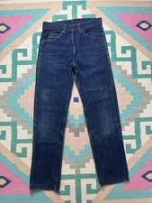 VTG Levis 505 Jeans Mens Blue Orange Tab Straight 20505 Made in USA Fits 29x29
