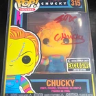 Funko Pop! Movies Chucky #315 Bride of Chucky EE Exclusive Autographed