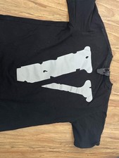 Vlone tshirt small Black grey 3m reflective