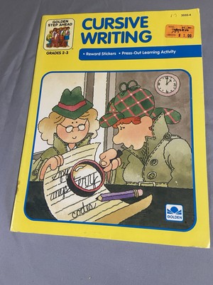 KIDS ''Golden Step Ahead Grades 2-3 Cursive Writing'' 1990