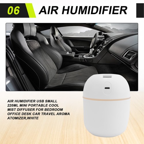 10X(Humidificador de Aire USB PequeñO 220Ml Difusor de Niebla FríA PortáTi1665 - Imagen 7 de 7