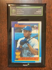 1990 Topps All-Star Rookie Cup Ken Griffey Jr #336 MLB Bloody Scar Error. PRSRVD