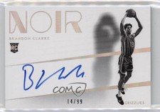 2019-20 Panini Noir Shadow Signatures 14/99 Brandon Clarke #SHS-BCL Auto 14tf