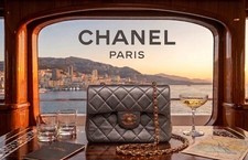 1990’s Chanel Crush Flap Quilted Lambskin Leather Bag Gray