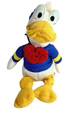 Disney Store Classic Donald Duck Plush Doll Size Mini Bean Bag 8" Collectible