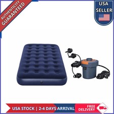 Ozark Trail Twin Air Mattress with 4 Inch High Electric Air Pump
