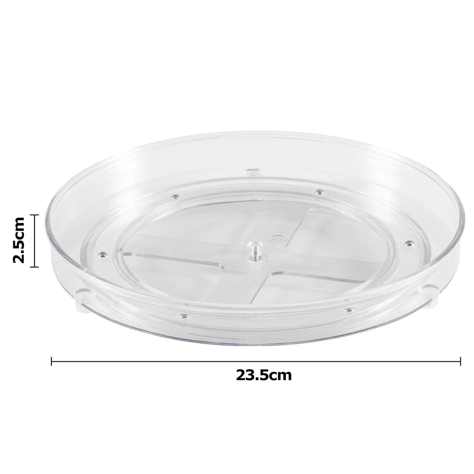 Portaspezie Girevole a 360° Per Spezie, Senza Fori, Per Organizer Da Cucina - Immagine 3 di 4