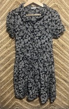 Urban Outfitters Kimchi Blue Women Short Sleeve Floral Button Up Dress,Size XS