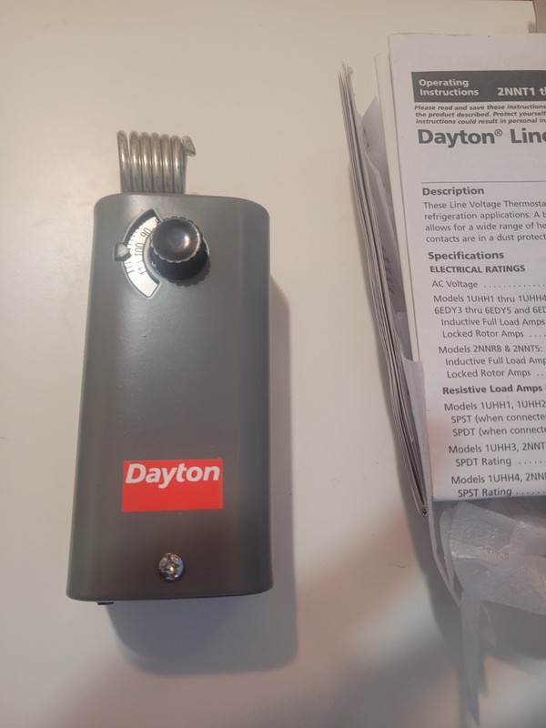 1UHH2 THERMOSTAT DAYTON