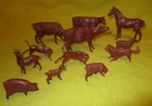 Vintage Marx Farm Play Set 3rd Series Farm Animals