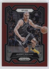 2023-24 Panini Prizm Red Prizm 194/299 Jeremy Sochan #122 1e6a
