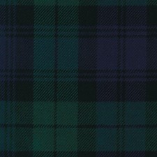 Scottish Highland Black Watch 5 Yards 16Oz Acrylic Wool Tartan Fabric