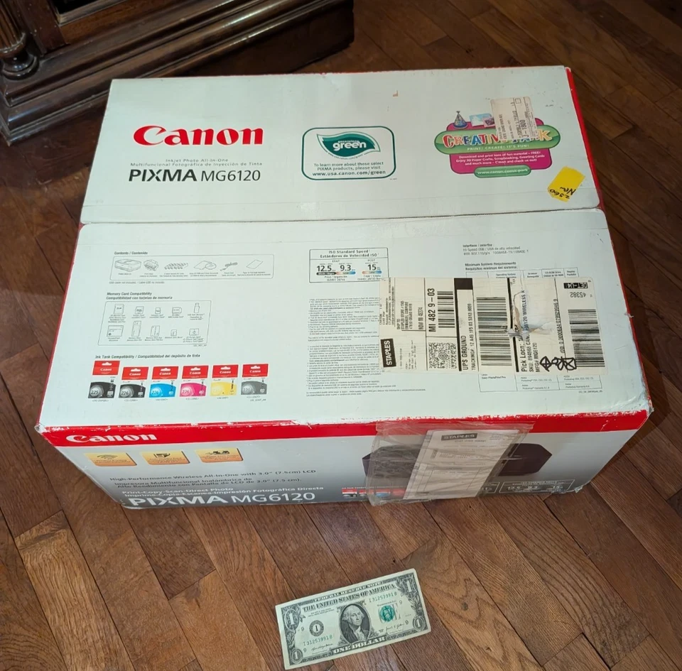 NEW: Canon PIXMA MG6120 All-In-One Inkjet Wireless Printer - Image 2 of 4