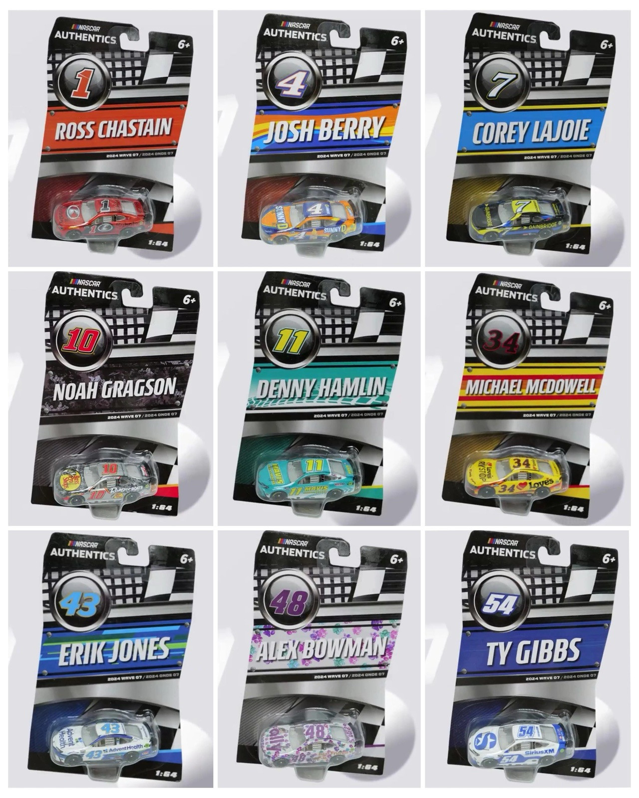 Authentics 2024 &lsquo;wave 7&rsquo; 1/64 Full Set